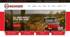 Desktop Screenshot of harrawoodequipment.com